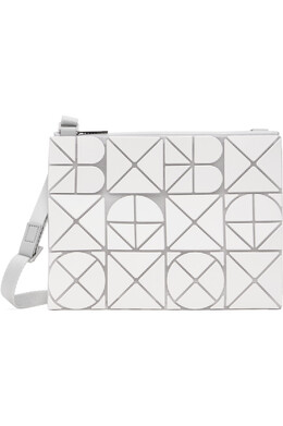 Сумка кросс-боди Font Bao Bao Issey Miyake, белый 252730m170011 | matte white