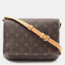 Louis Vuitton Musette Tango Brown Monogram Canvas Shoulder Bag 1181419