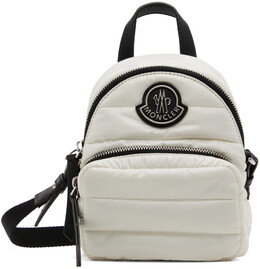 Маленькая сумка через плечо Kilia белого цвета Moncler 15275951 | silk white