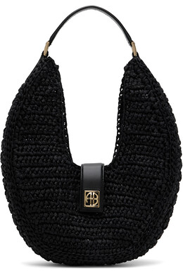 Сумка Lou с монограммой Anine Bing, черный 252092f046001 | black