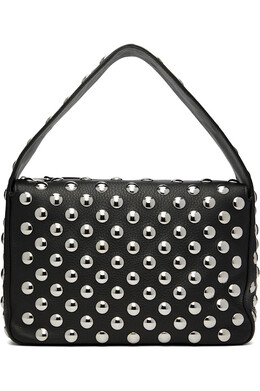 Сумка Elena Khaite, черный 252914f048016 | black leather with studs