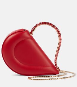 Кожаная сумка через плечо Serpenti Cuore 1968 Bvlgari, Royal Ruby p01031999 | royal ruby