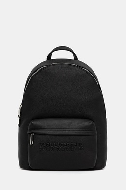 Кожаный рюкзак K/RSG Karl Lagerfeld, черный a3m30174 | czarny
