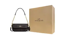 Coach Хейли Сумка через плечо из лакированного холста с гладкой кожей can70-imxaq