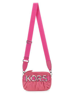 Сумка-мессенджер с логотипом и регулируемым ремнем Michael Kors, розовый 7998398267452 | pink