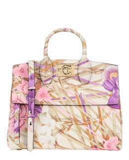 Средняя сумка The Studio с верхней ручкой Salvatore Ferragamo, мультиколор 8122878361660 | multi