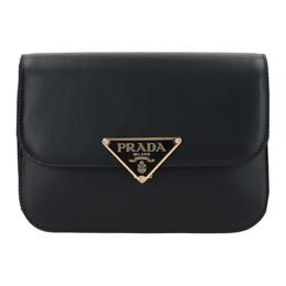 Prada Кожаная сумка через плечо, женская черная 1bd375_ask_f0002