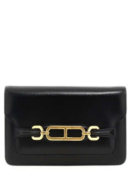 Маленькая кожаная сумка через плечо Tom Ford, черный 8588531236924 | black