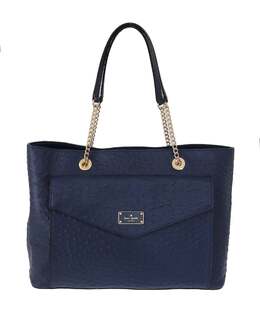 Кожаная женская сумка Kate Spade, синий 7100067053628 | blue