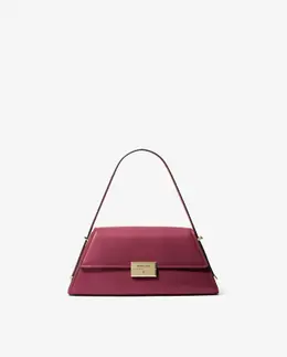 Средняя кожаная сумка через плечо Ludlow Michael Kors, гранатовый mp_0478263_30f4glnl2ln1 | granate