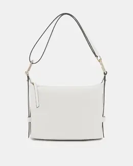Кожаная сумка с застежкой-карабином Furla, белый a54690603 | blanco