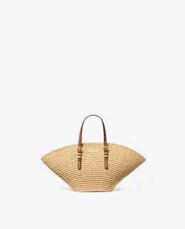 Сумка из соломы ручной работы Michael Kors, коричневый mp_0478263_30s5g9ft1w | marrón
