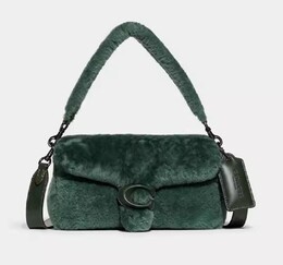 Сумка кросс-боди Coach Outlet Women's Pillow Tabby No. 26 Shoulder, зеленый cc445 | green
