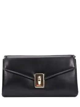 FURLA: Чёрная сумка 