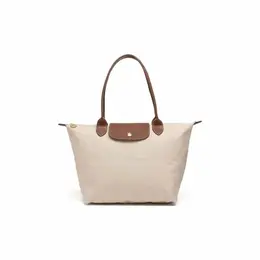 Сумка тоут Longchamp Longchamp Le Pilage, фактура гладкая, бежевый 115824740