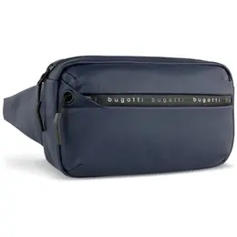 Сумка поясная Bugatti Blanc, фактура гладкая, синий 101789007764