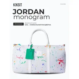 Сумка дорожная Jordan, 25 л, 20х27х47 см, ручная кладь, white 4330176160