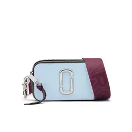 Сумка кросс-боди Marc Jacobs The Snapshot, фактура тиснение, голубой 4337310191