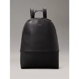 Рюкзак Calvin Klein, фактура гладкая, тиснение, черный 103768975363