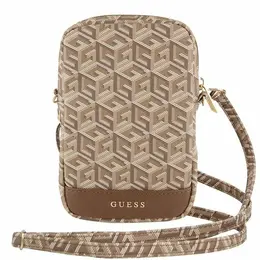 Сумка кросс-боди Guess, фактура гладкая, коричневый 103192072753