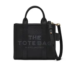 Сумка тоут Marc Jacobs, фактура зернистая, тиснение, золотой 4337310135