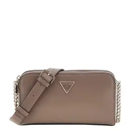 Сумка кросс-боди Guess, фактура гладкая, серо-бежевый 103719132024