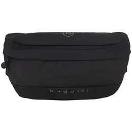 Сумка поясная Bugatti, фактура гладкая, зернистая, черная 101852432914