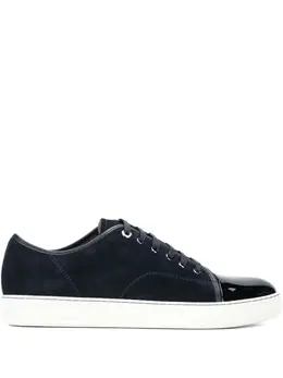 Lanvin: Синие кроссовки 