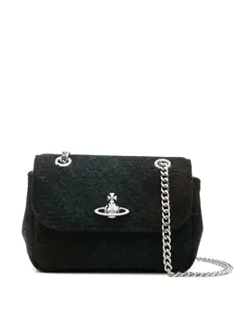 Vivienne Westwood Orb-plaque chain crossbody bag 32167021