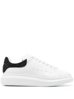 Alexander McQueen Oversized crystal-embellished sneakers 16940960