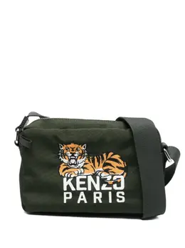 Kenzo tiger-embroidered shoulder bag 30303946