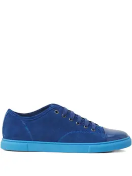 Lanvin lace-up panelled sneakers 32327889