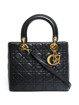 Christian Dior 1997 Medium Lady quilted tote bag 32512442