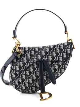 Christian Dior Saddle Handbag with Strap Oblique Canvas Medium shoulder bag 32553519