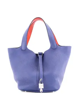 Hermes Eclat Picotin Lock Bag Clemence MM bucket bag 32552282