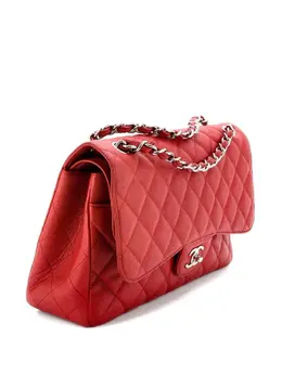 Chanel Classic Double Flap Bag Quilted Caviar Jumbo shoulder bag 32553414