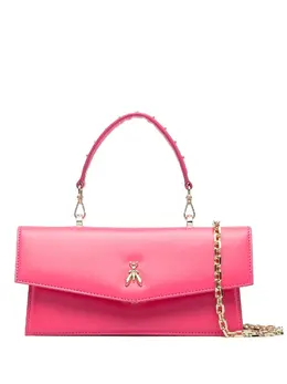 Patrizia Pepe Fly Bamby foldover leather bag 19256188
