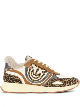 Pinko Zoe 01 leopard-print sneakers 31152510