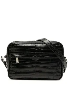 Saint Laurent 2022 Crocodile Embossed Leather Camp Camera Bag crossbody bag 32556888