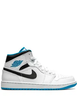 Jordan Air Jordan 1 Mid "White/Laser Blue" sneakers 16013137