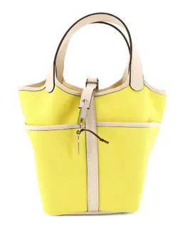 Hermes Cargo Picotin Lock Bag Canvas and Swift PM bucket bag 32492865