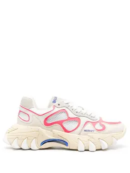 Balmain B-East panelled lace-up sneakers 19414699