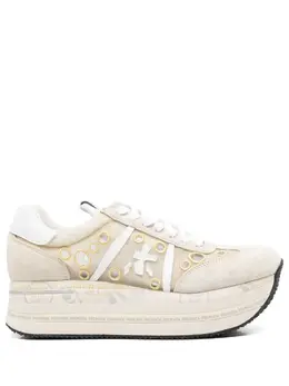 Premiata: Светлые кроссовки  Beth
