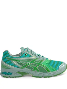 ASICS: Зелёные кроссовки  Gel