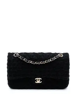 Chanel 2021 Medium Classic Tweed Single Flap shoulder bag 32523737