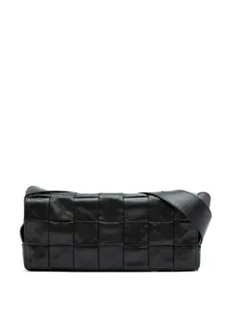 Bottega Veneta 2012-2025 Stretch Paper Calfskin Intrecciato Cassette crossbody bag 32523702