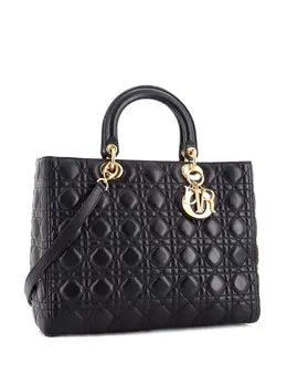 Christian Dior Lady Dior Bag Cannage Quilt Lambskin Large tote bag 32537006