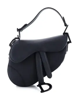 Christian Dior Ultra Matte Saddle Handbag Leather Mini shoulder bag 32525233
