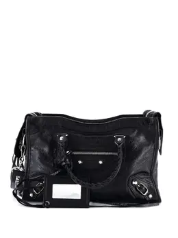 Balenciaga Logo Strap City Classic Studs Bag Leather Small crossbody bag 32535864