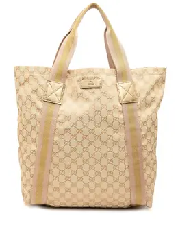 Gucci 2000-2015 GG Canvas Web tote bag 32547837
